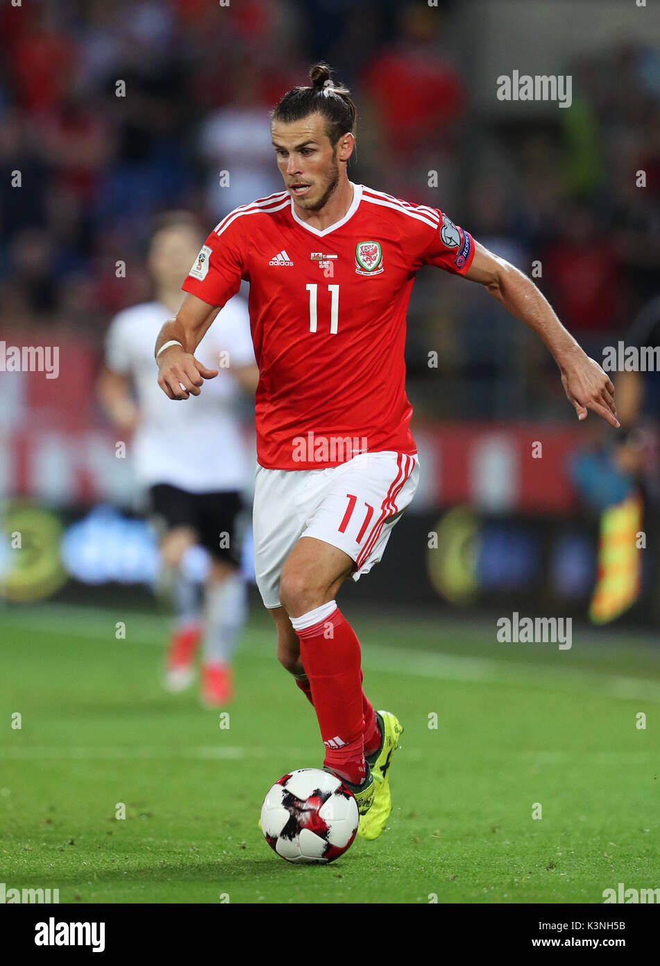 Wales Gareth Bale During The 2018 Fifa World Cup Qualifying Group Wales Gareth Bale During The 2018 Fifa World Cup Qualifying Group D Match At Cardiff City Stadium Press Association Photo