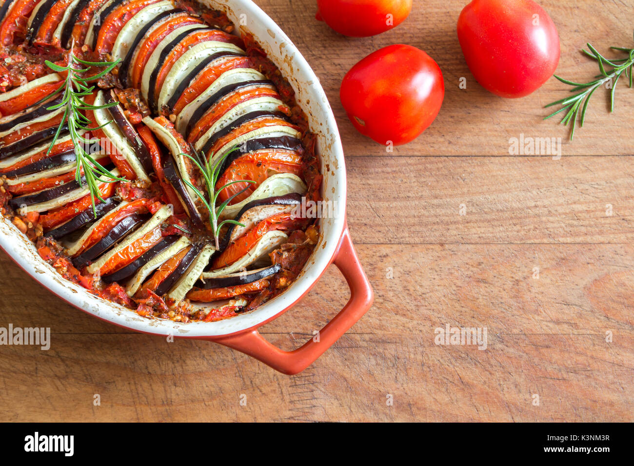 Ratatouille traditional French Provencal vegetable dish cooked in