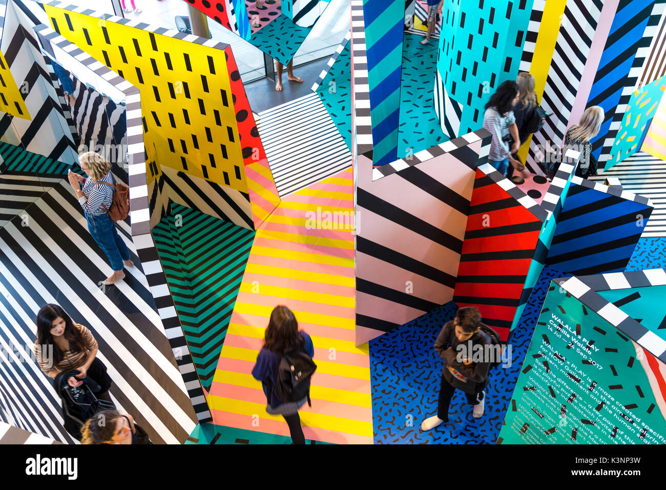 WALALA X PLAY installation by Camille Walala at the NOW Gallery, London ...