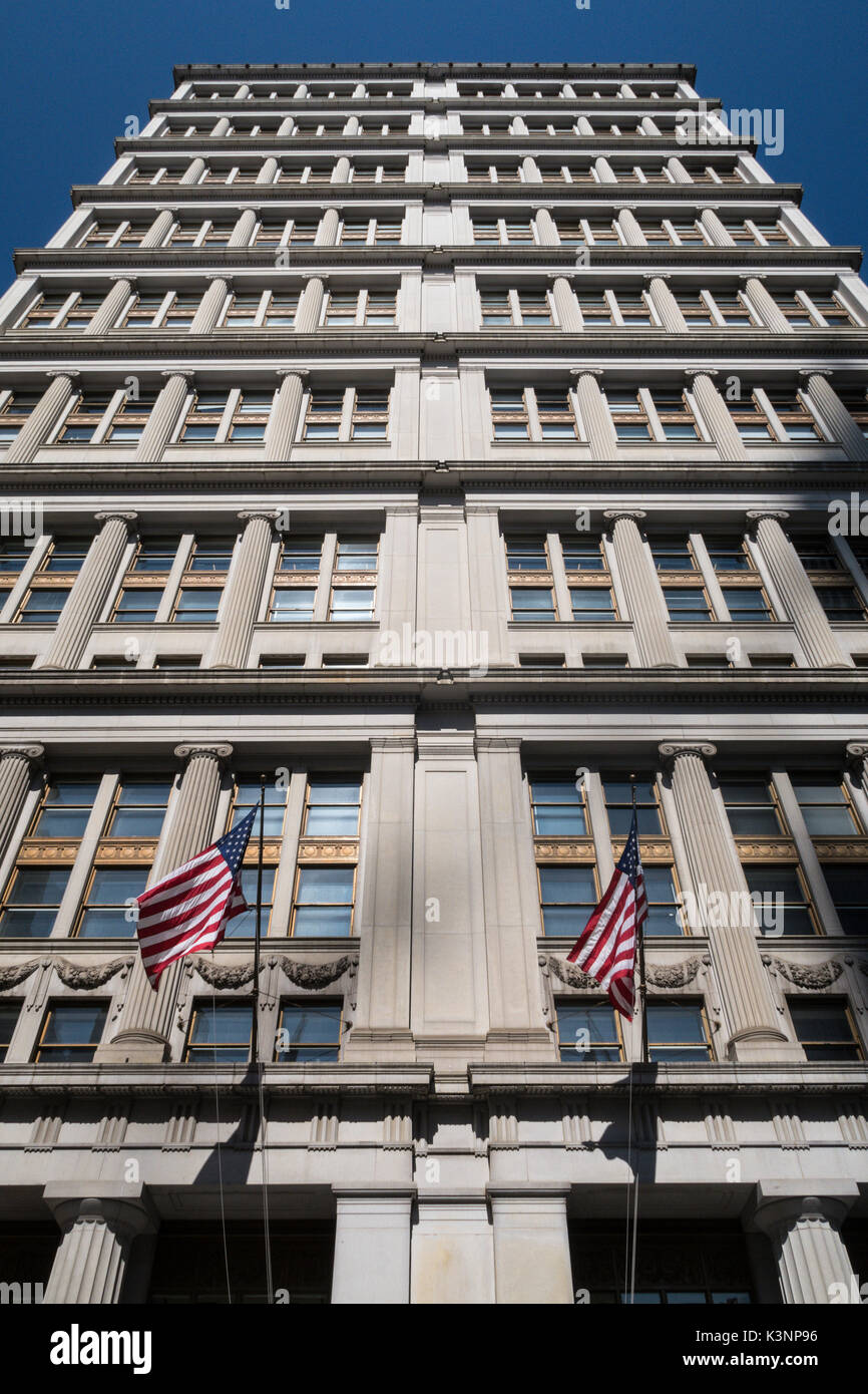 Western Union building, New York City. Aet Deco lobby Stock Photo