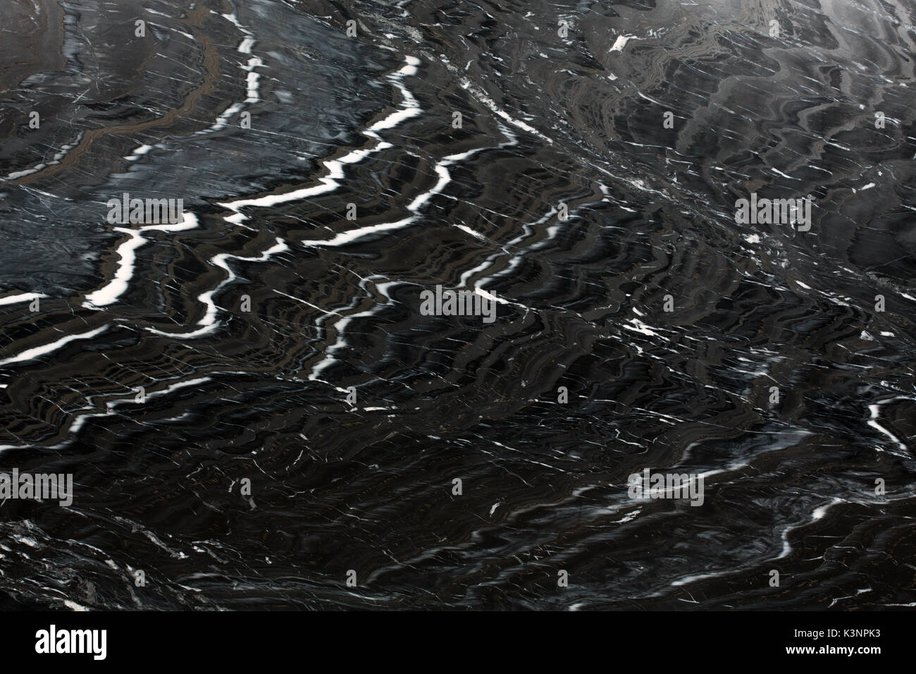 Abstract natural marble black and white. Stock Photo