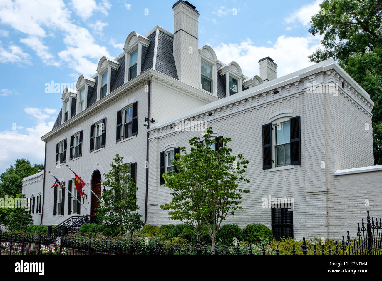 Commandants House, US Marine Corps, 801 G Street SE, Washington DC Stock Photo