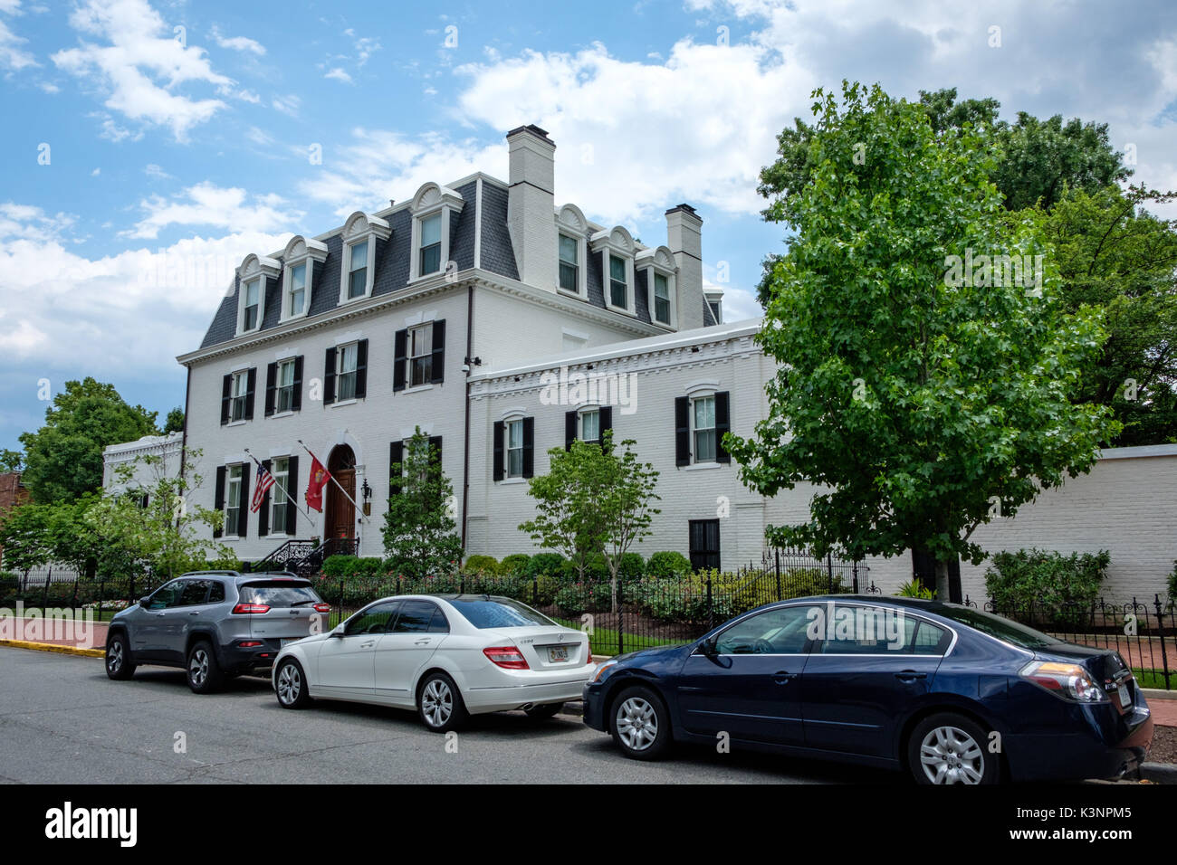 Commandants House, US Marine Corps, 801 G Street SE, Washington DC Stock Photo