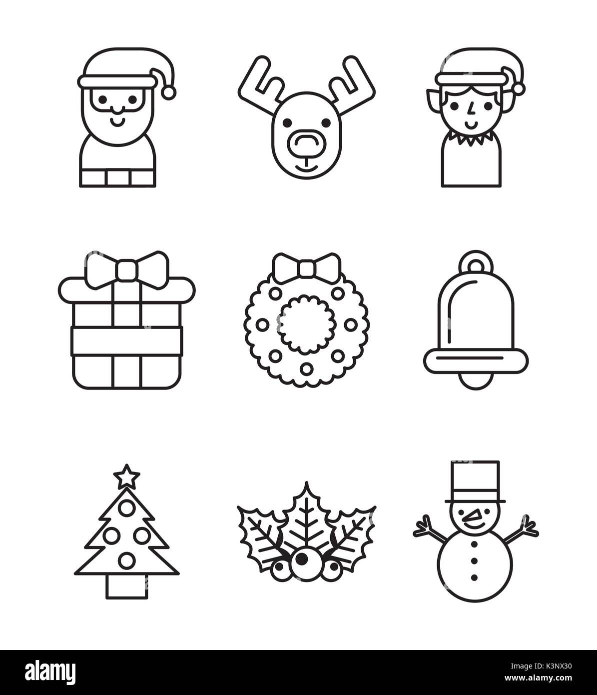 Retro Christmas Party Black and White Stock Photos &amp; Images - Alamy