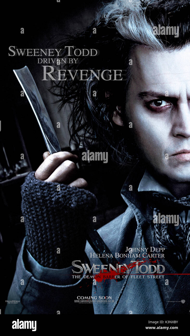 SWEENEY TODD: THE DEMON BARBER OF FLEET STREET [US 2007] JOHNNY DEPP Date:  2007 Stock Photo - Alamy