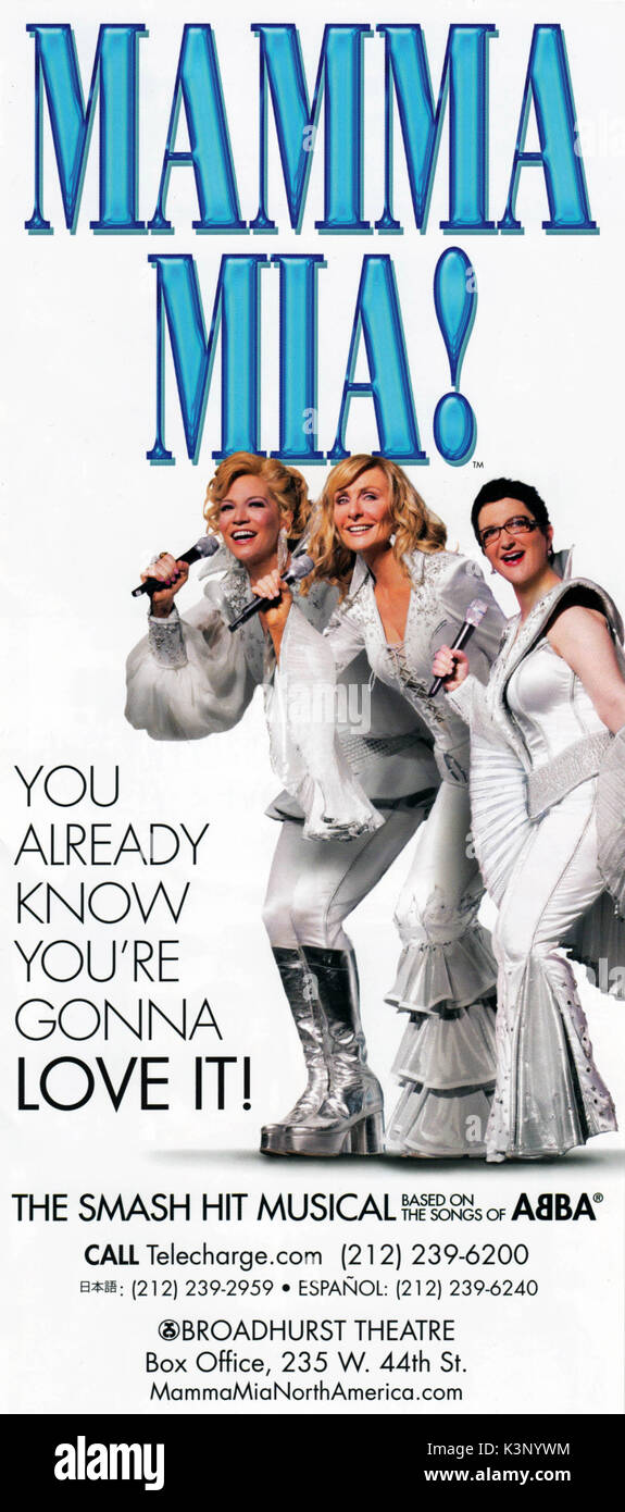 Mamma mia film poster hi-res stock photography and images - Alamy