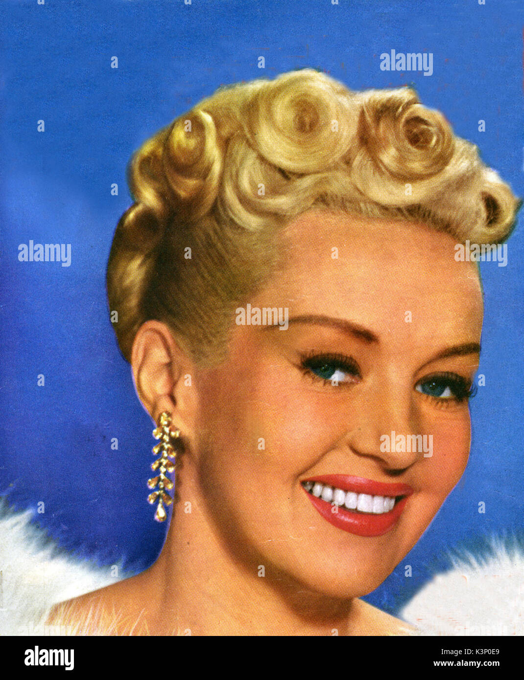 Betty Grable American Actress Singer Date Stock Photo Alamy