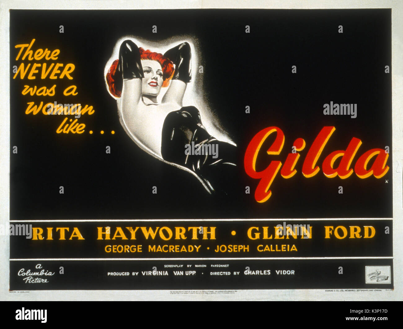 GILDA [US 1946] RITA HAYWORTH     Date: 1946 Stock Photo