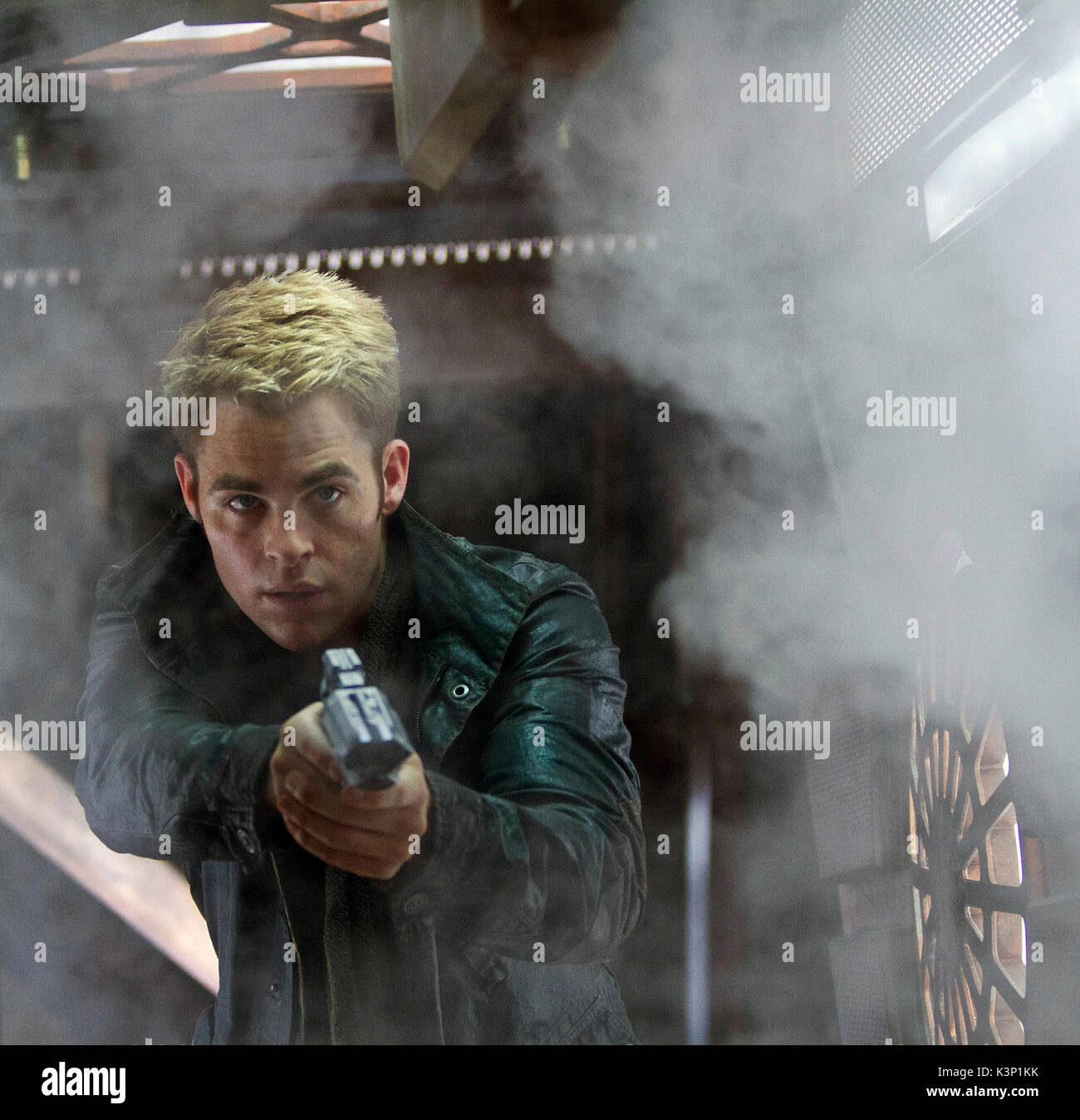 STAR TREK INTO DARKNESS [US 2013] CHRIS PINE as Captain James T. Kirk     Date: 2013 Stock Photo