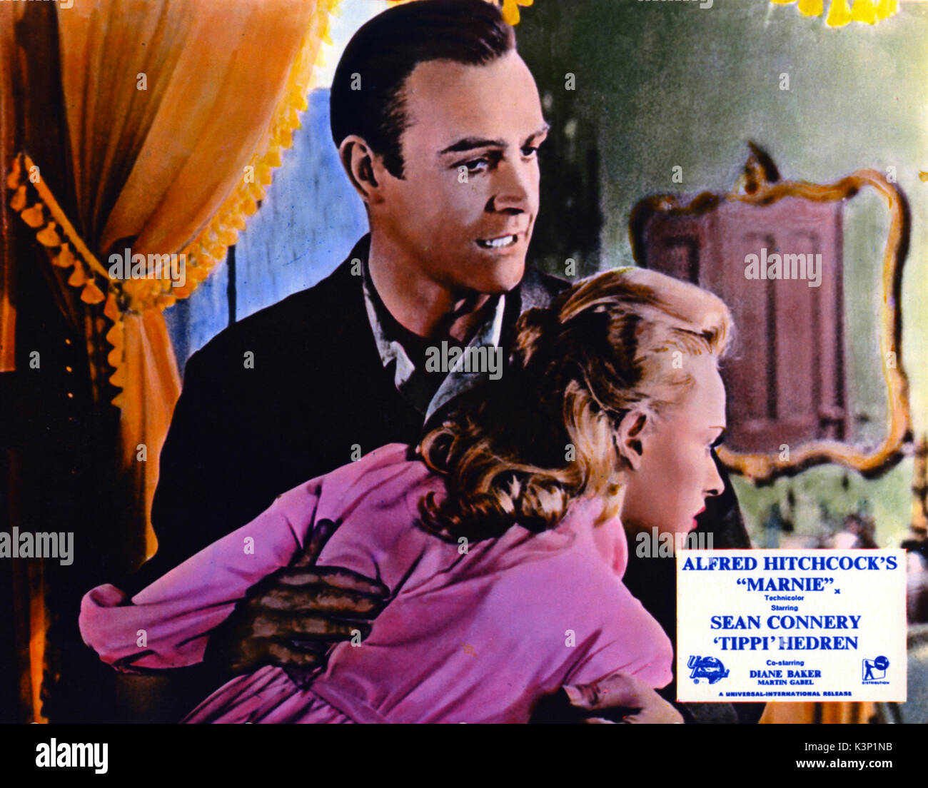 MARNIE [US 1964] Directed by Alfred Hitchcock SEAN CONNERY, TIPPI