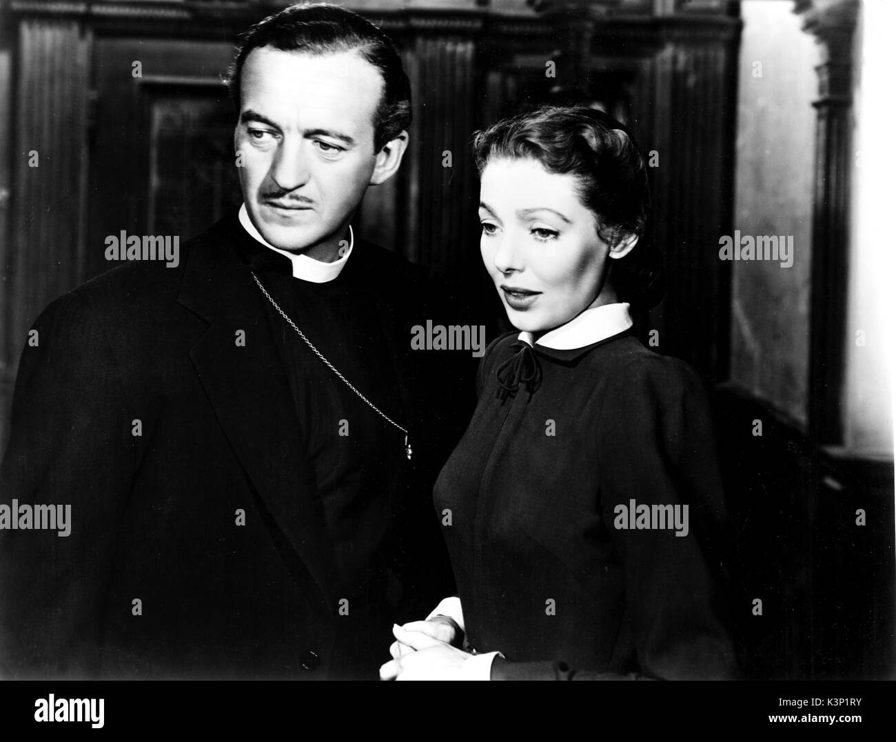 THE BISHOP'S WIFE [US 1947] DAVID NIVEN, LORETTA YOUNG     Date: 1947 Stock Photo