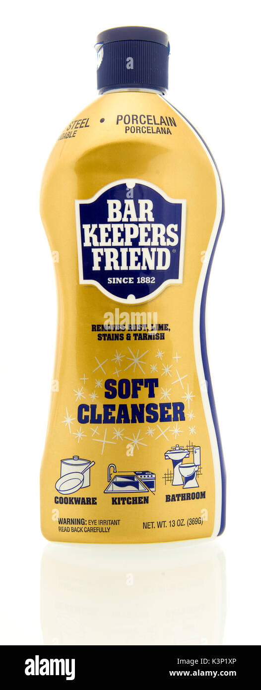 Bar Keepers Friend Soft Cleanser Liquid (26 oz - English/Spanish) -  Multipurpose Cleaner & Rust Stain Remover for Stainless Steel, Porcelain,  Ceramic