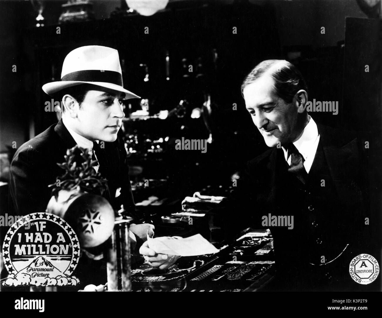 IF I HAD A MILLION [US 1932] RAFT, [?] WILLIAM V MONG Date 1932