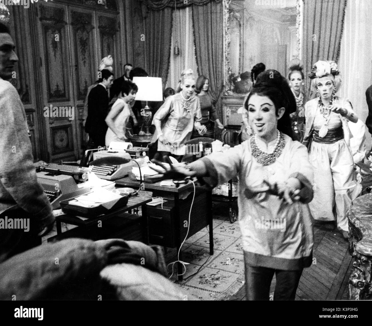 Film still from 'Who are you, Polly Maggoo?' (1966)  1966 Stock Photo