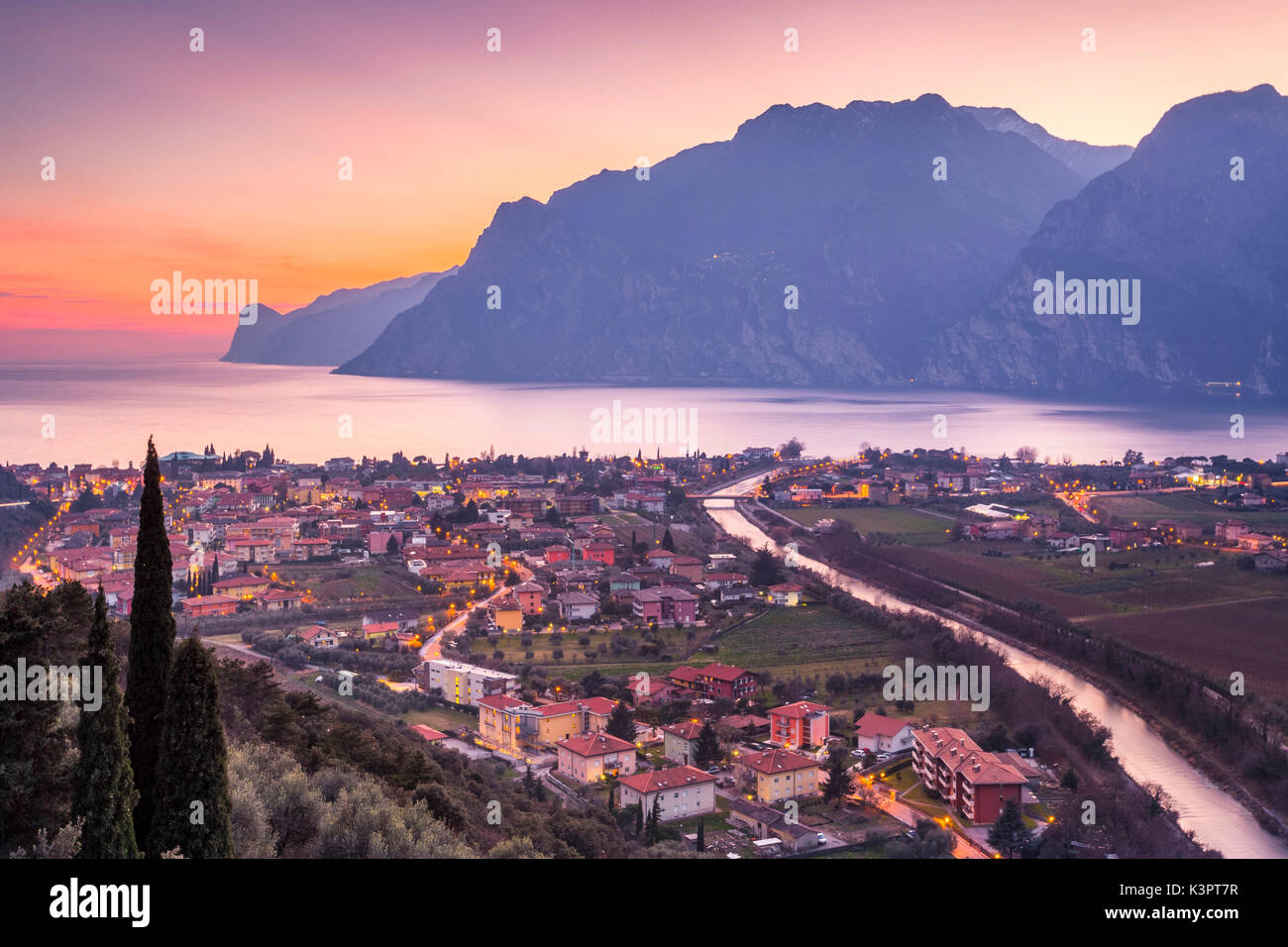 Torbole, Garda Lake, Trentino Alto Adige, Italy Stock Photo