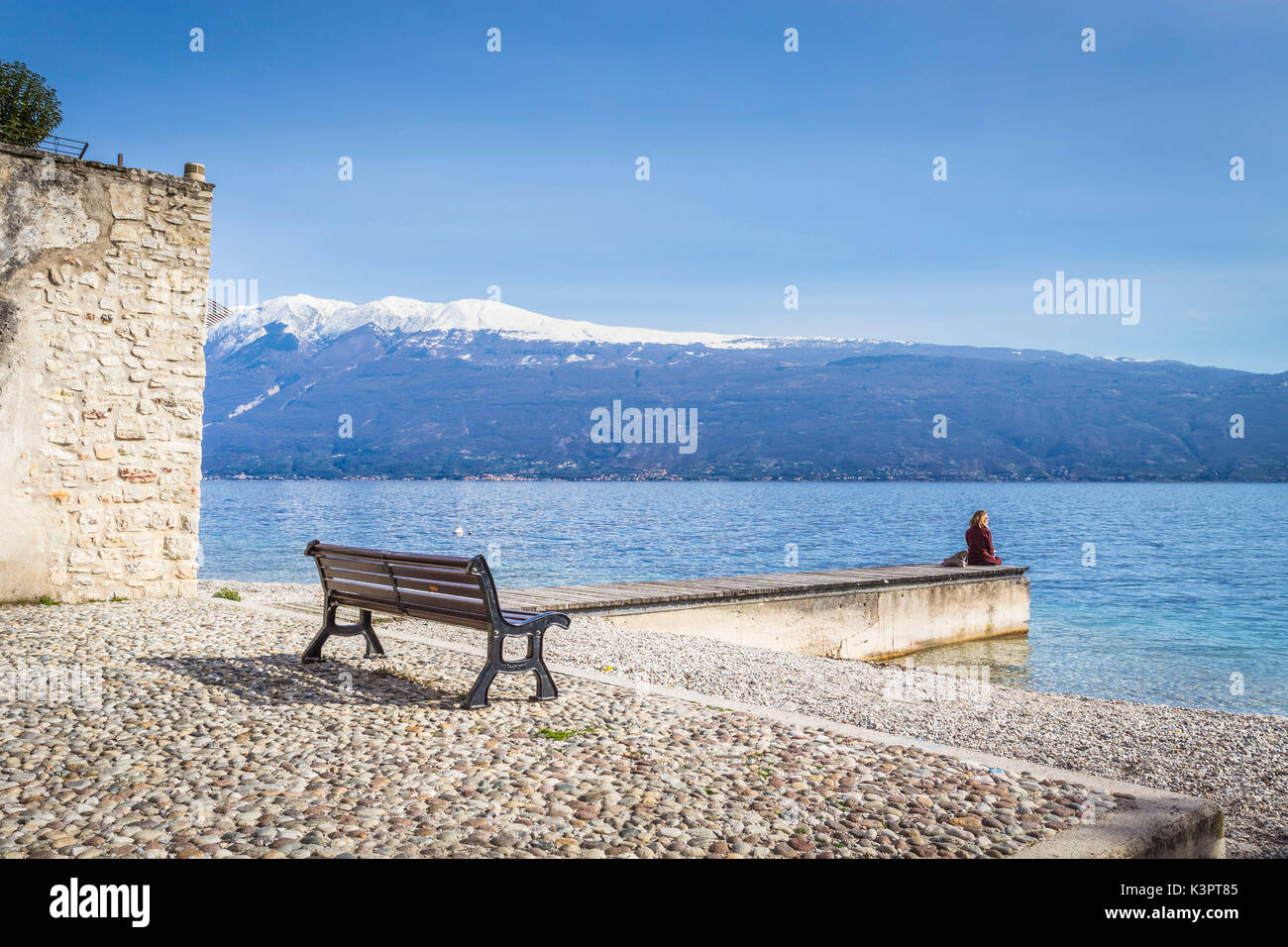 Gargnano, Garda Lake, Lombardy, Italy Stock Photo