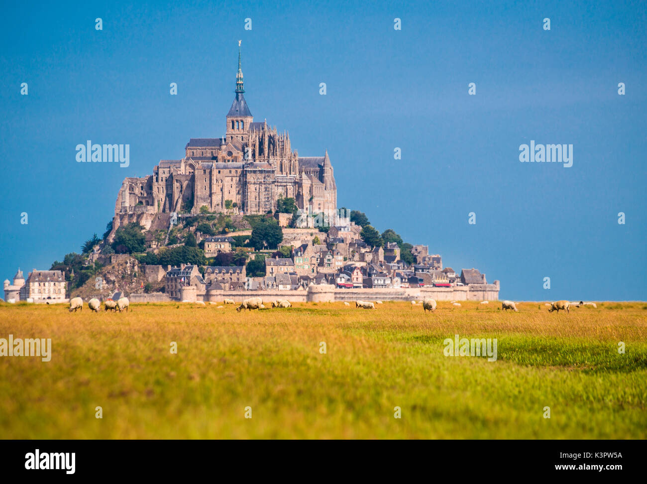 Le Mont Saint Michel, Normandie, France Stock Photo