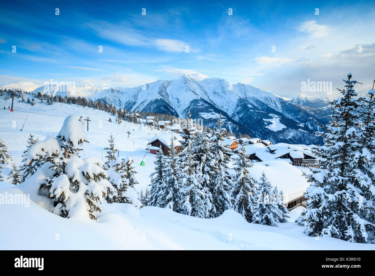 Switzerland europe mountain mountains winter hi-res stock photography ...