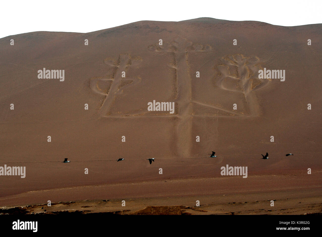 The Paracas Candelabra, also called the Candelabra of the Andes, is a