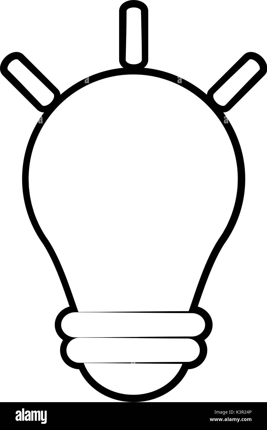 Isolated light bulb design Stock Vector Image & Art - Alamy