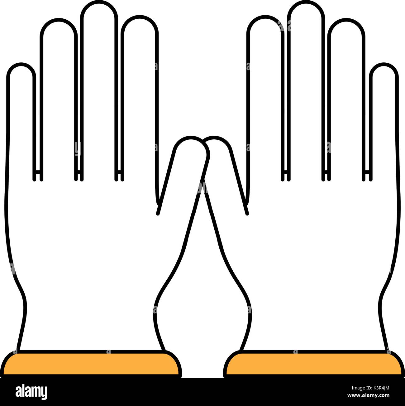 Isolated gloves design Stock Vector Image & Art - Alamy