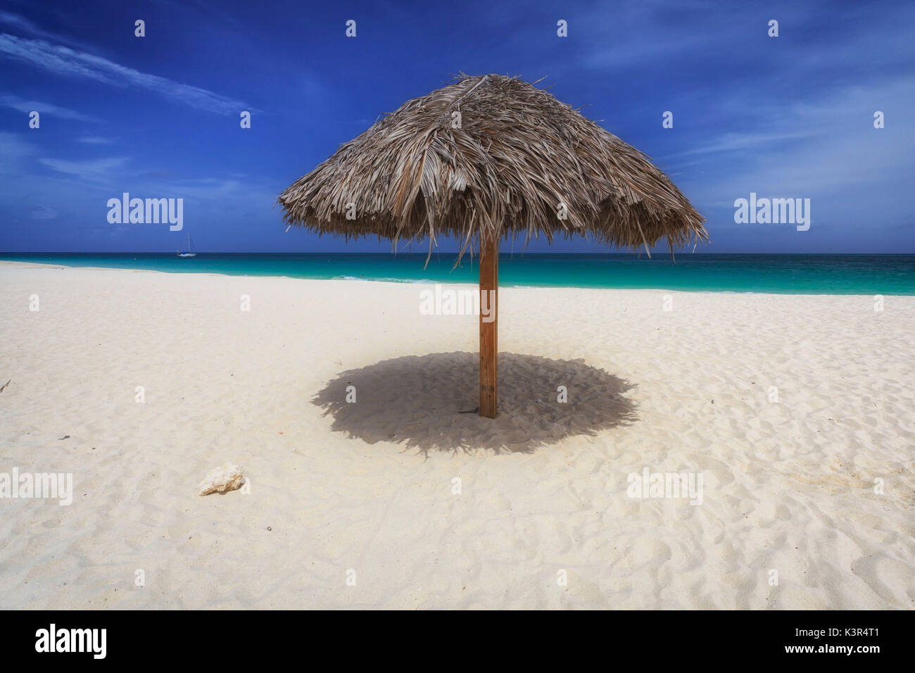Beach in Aruba, Antilles, Caribbean Stock Photo