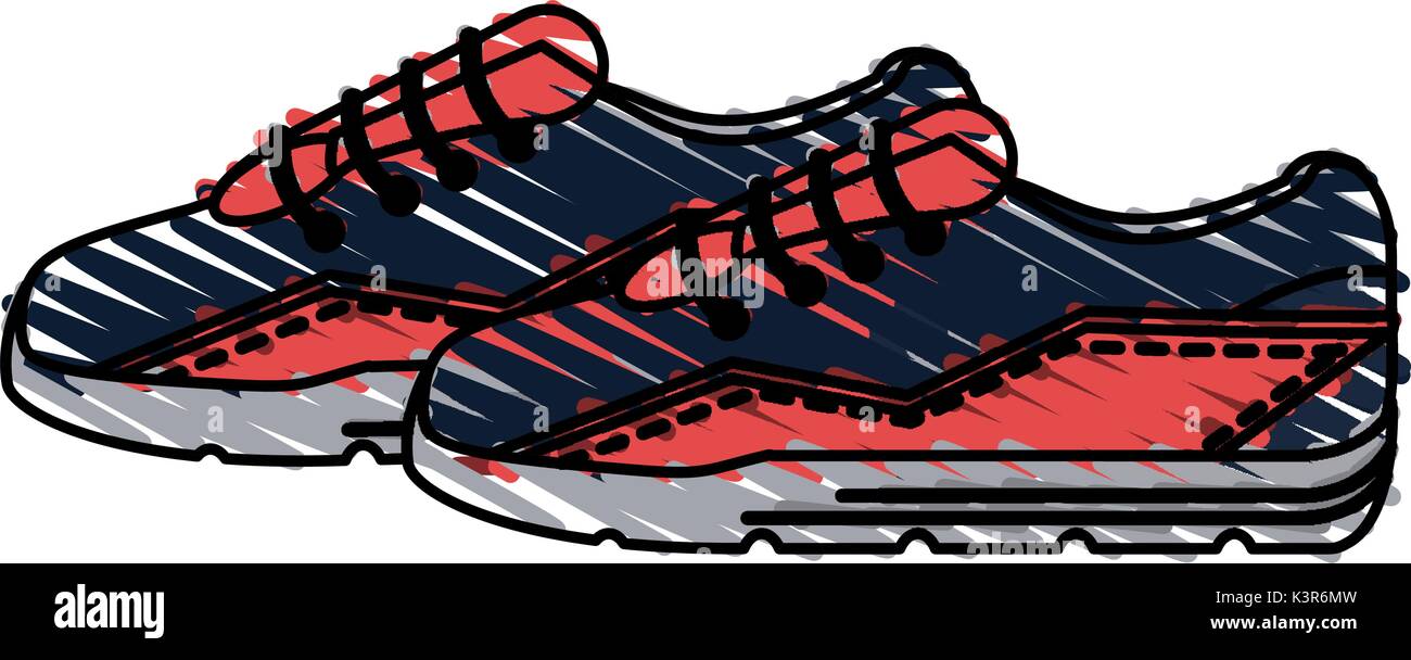 Isolated sport shoes design Stock Vector Image & Art - Alamy