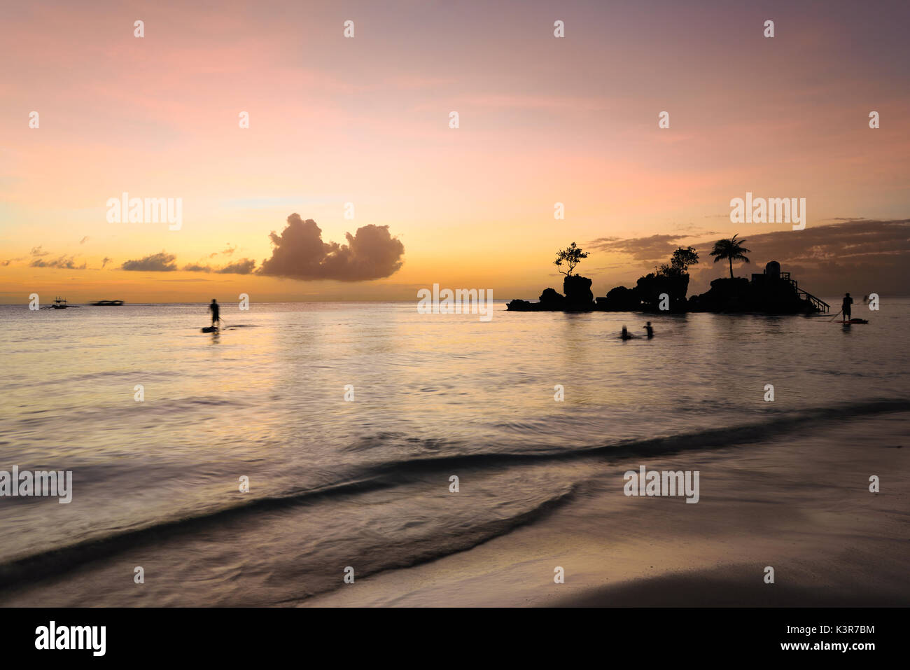 Boracay island sunset hi-res stock photography and images - Alamy
