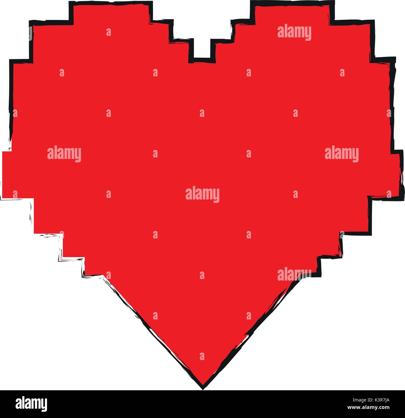 Isolated heart design Stock Vector Image & Art - Alamy