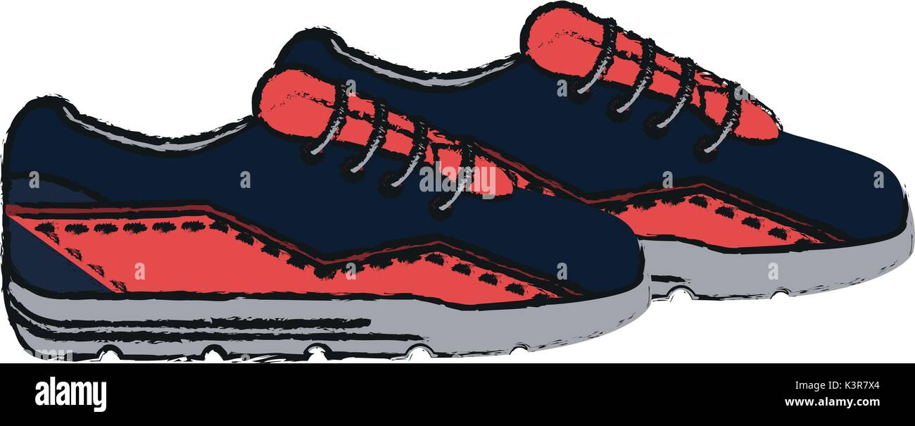 Isolated sport shoes design Stock Vector Image & Art - Alamy