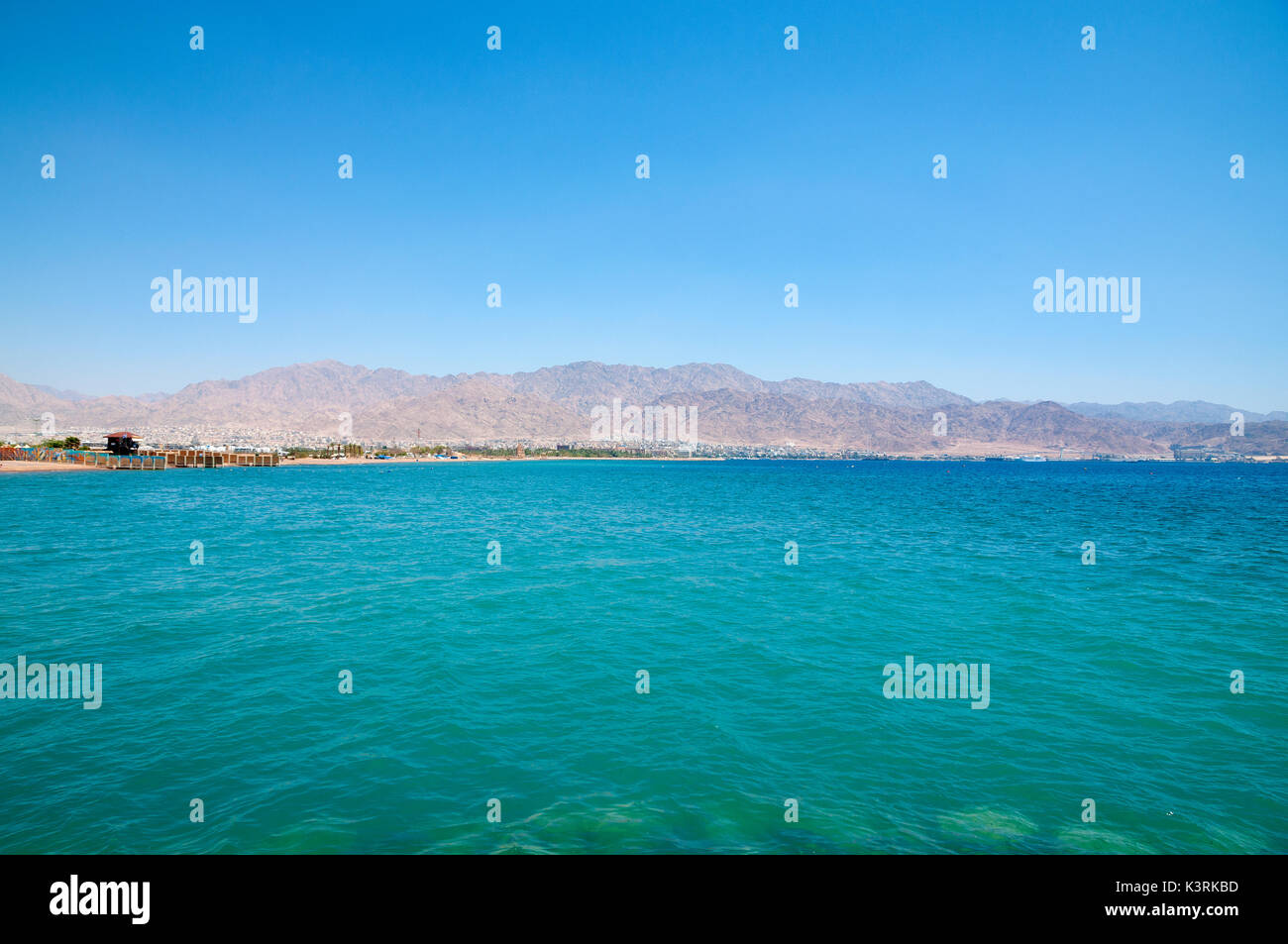 Aqaba coast, Jordan Stock Photo