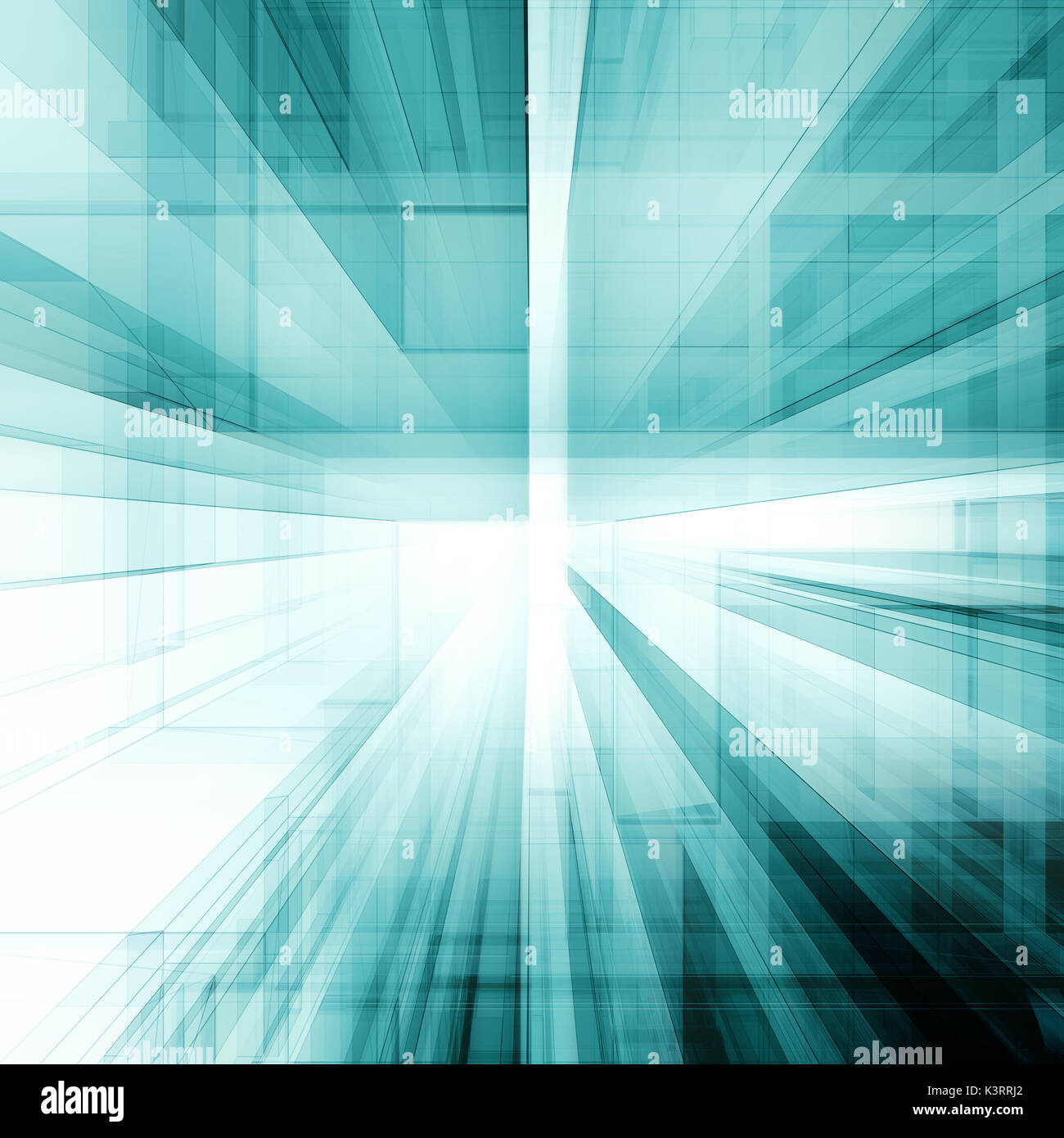Architecture concept 3d rendering Stock Photo - Alamy