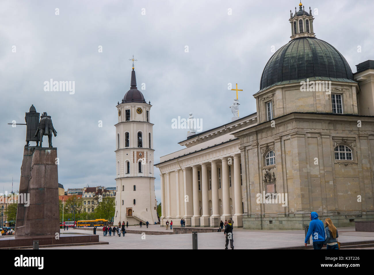 Vilnius Cathedral, Lithuania. Stock Photo