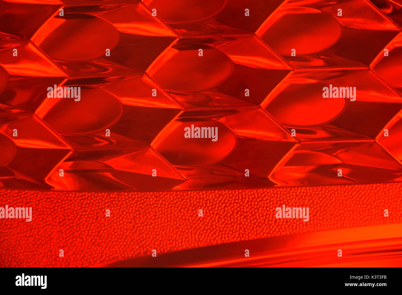 necessary tail lights, car taillight, tail lamp, taillights, tail light at the rear of an automobile, taillamp, Automotive lighting Stock Photo