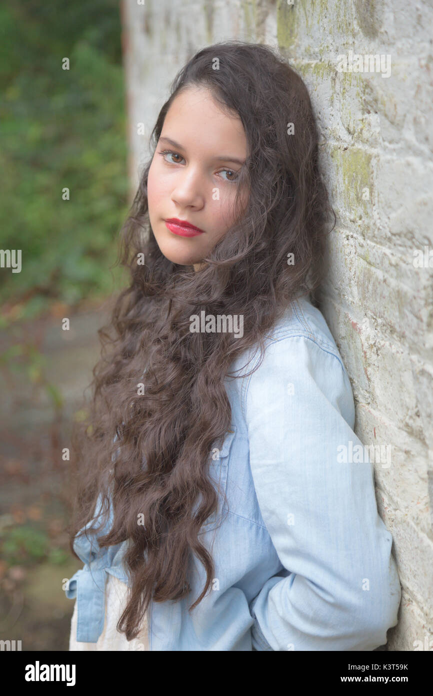 Teenage girl Portrait Stock Photo