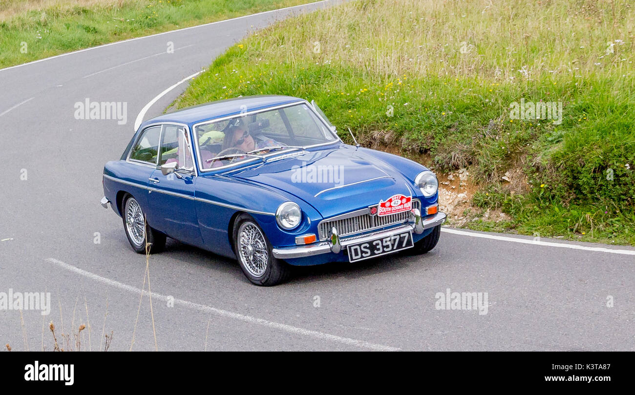 Eastbourne east sussex mg cars rally hires stock photography and