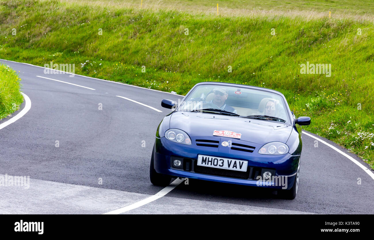 Eastbourne, East Sussex, UK. 3rd Sep, 2017. MG and Sprite car owners