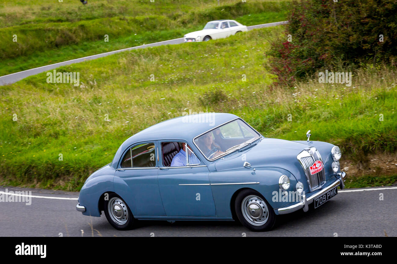 Eastbourne, East Sussex, UK. 3rd Sep, 2017. MG and Sprite car owners