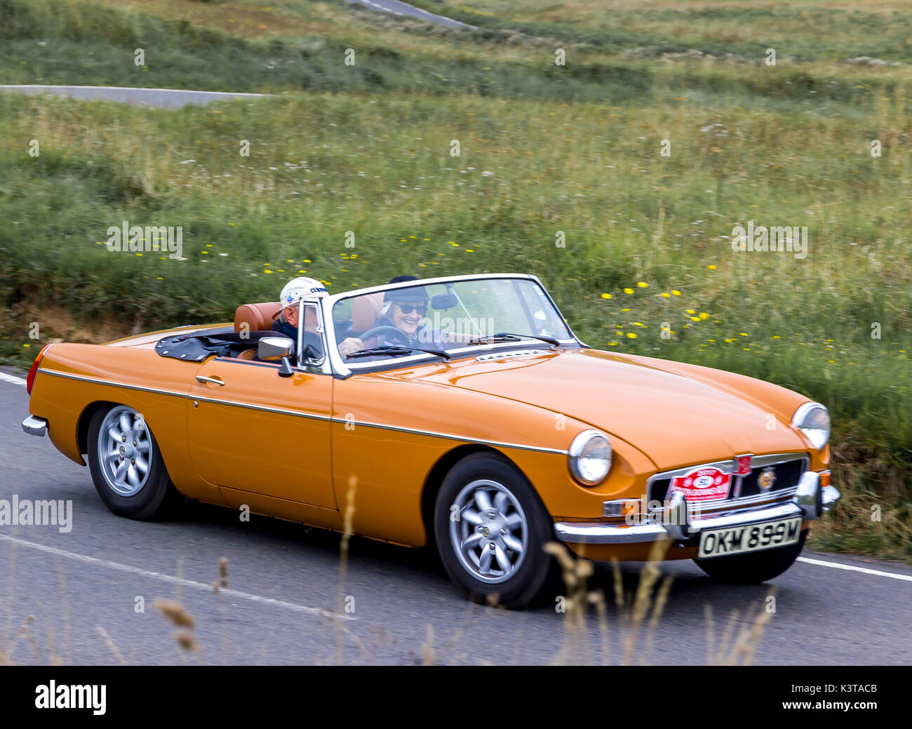 Eastbourne, East Sussex, UK. 3rd Sep, 2017. MG and Sprite car owners