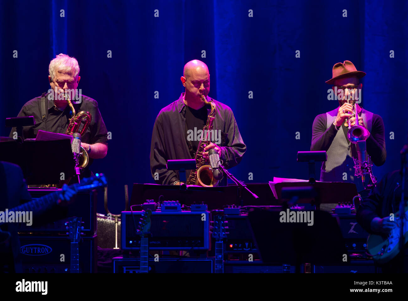 Las Vegas, NV, USA. 12th Apr, 2017. Steely Dan pictured at The Oplaine