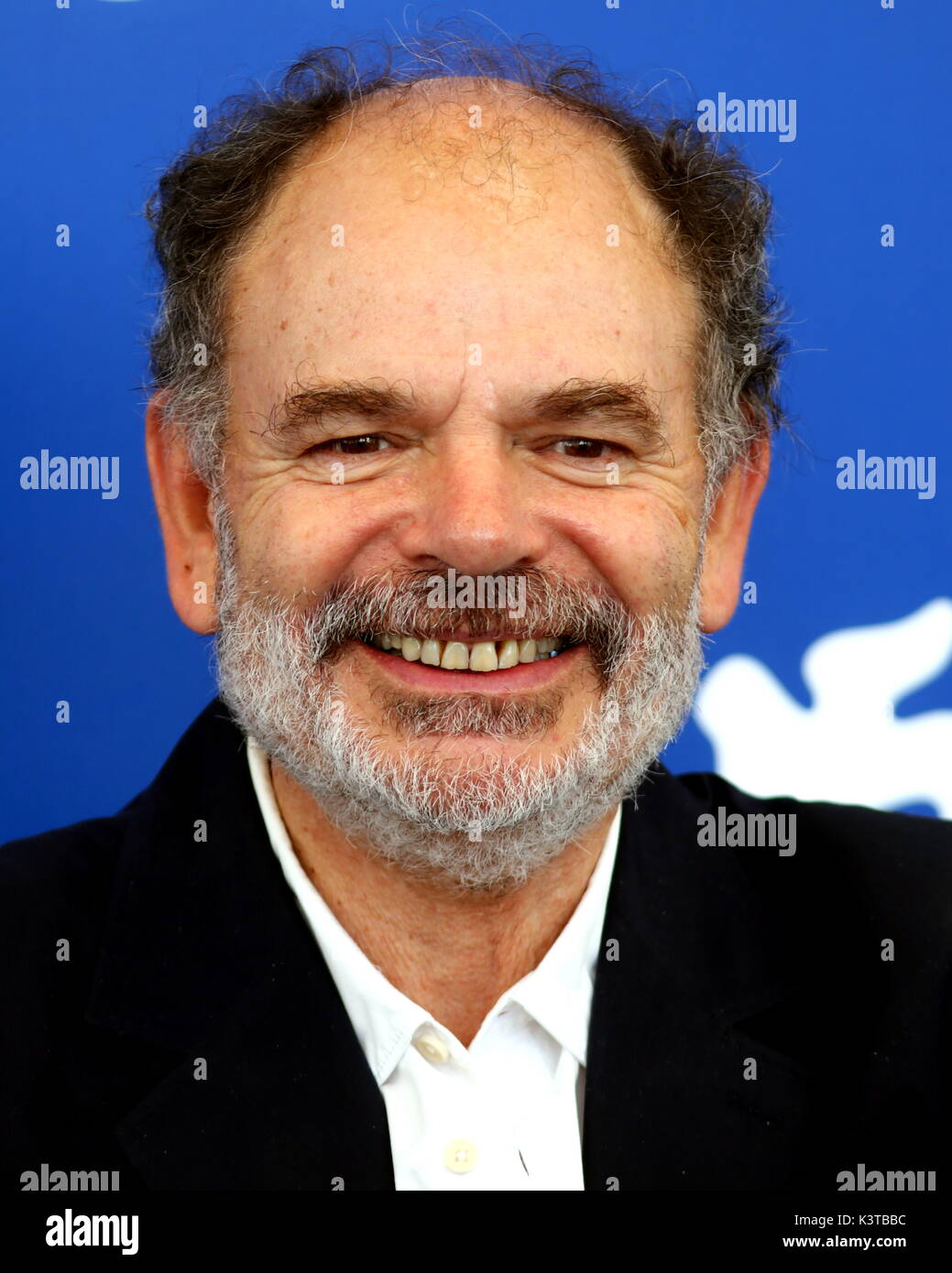 Venice, Italy. 3rd Sep, 2017. Actor Jean-Pierre Darroussin attends the photocall of the movie 'The House By The Sea (La Villa)' photocall during the 74th Venice International Film Festival at Lido of Venice on 3th September, 2017. Credit: Andrea Spinelli/Alamy Live News Stock Photo