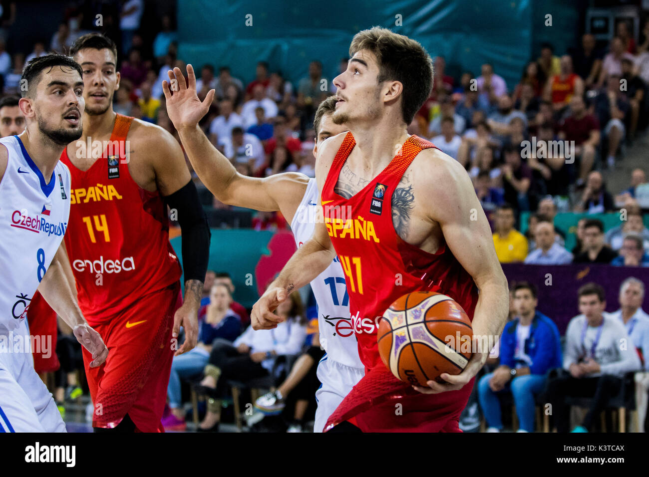 September 2, 2017: Juancho Hernangomez #41 (ESP) During The FIBA ...