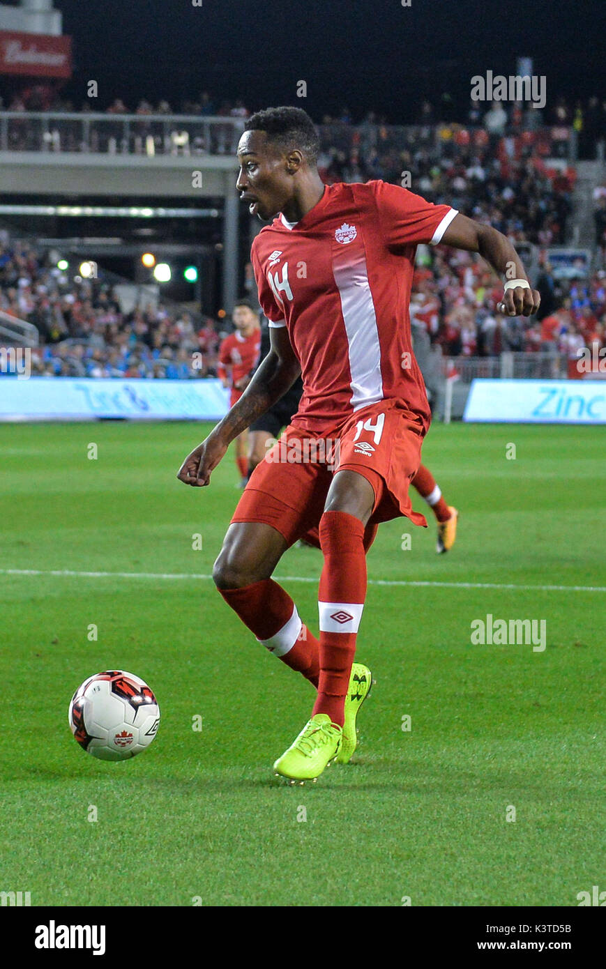 Friendly football game at the BMO Field stadium in Toronto, Canada Stock  Photo - Alamy