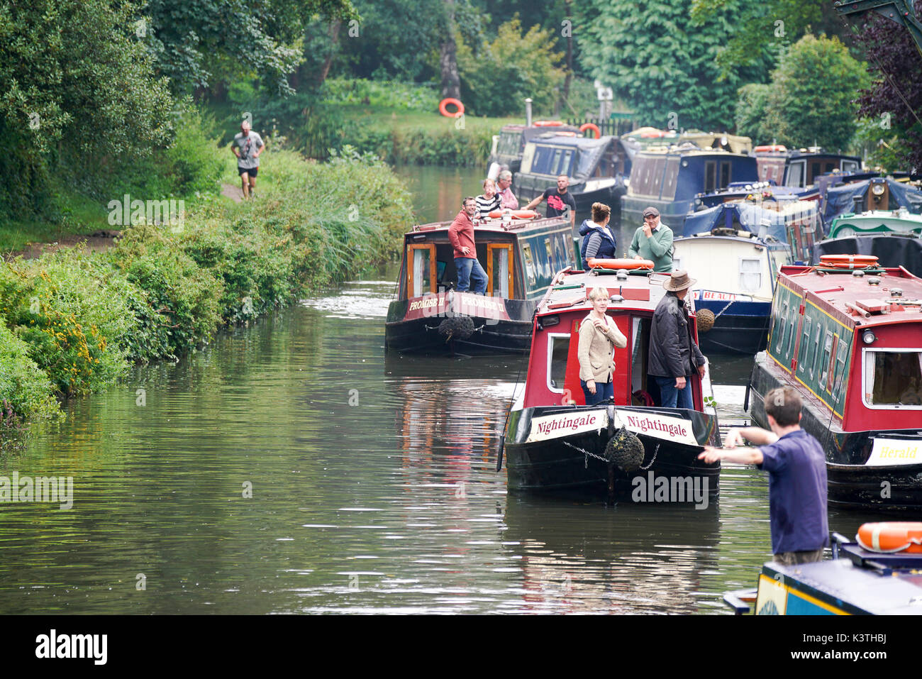 Catteshall Lane, Godalming. 04th Sept, 2017. UK Weather. Low pressure