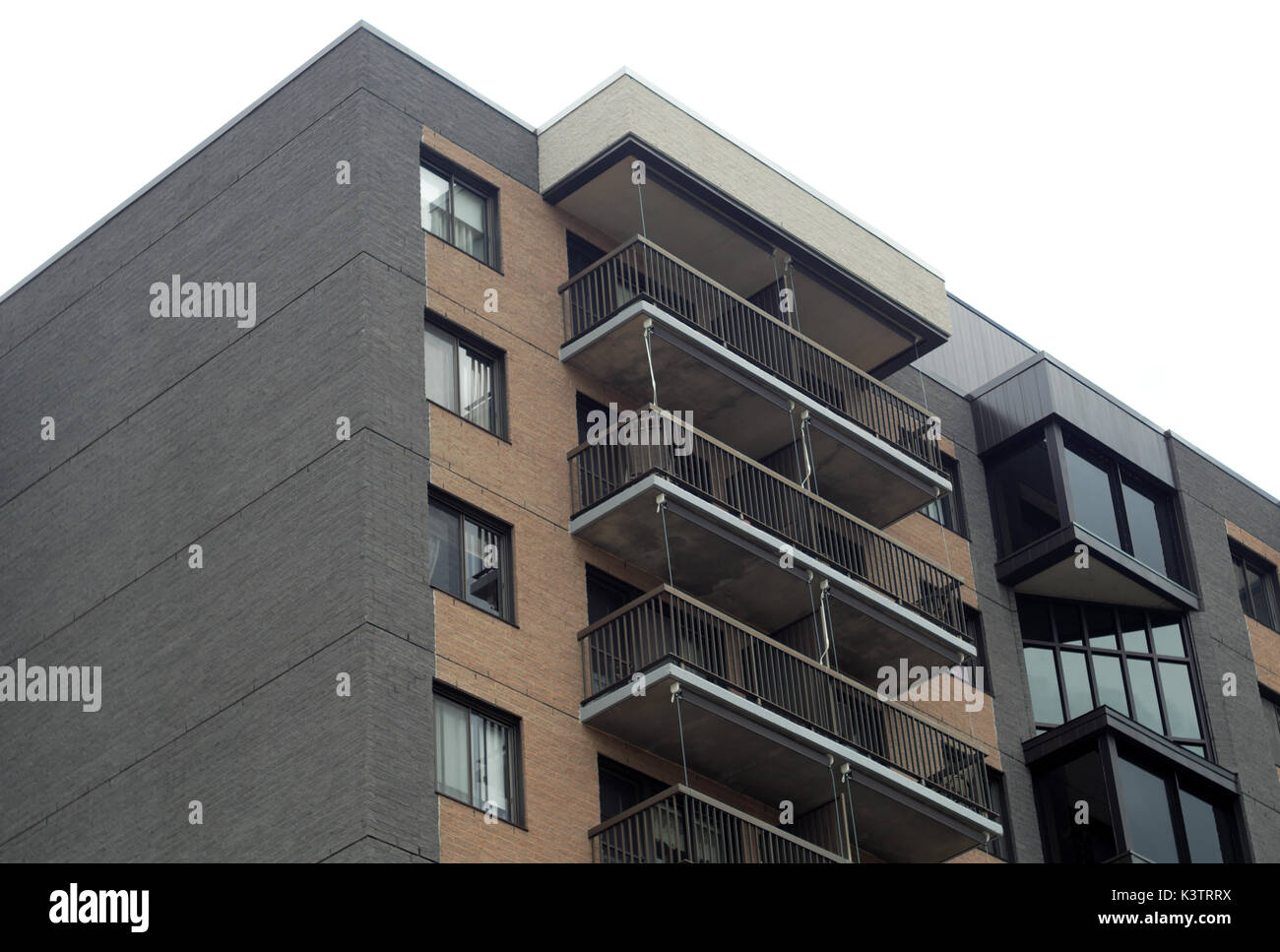 Dark urban gray brick building hires stock photography and images Alamy