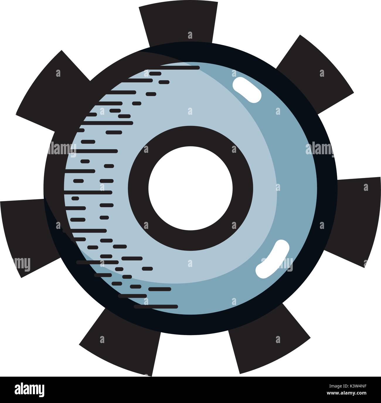 industry gear process to technical engine equipment Stock Vector Image ...