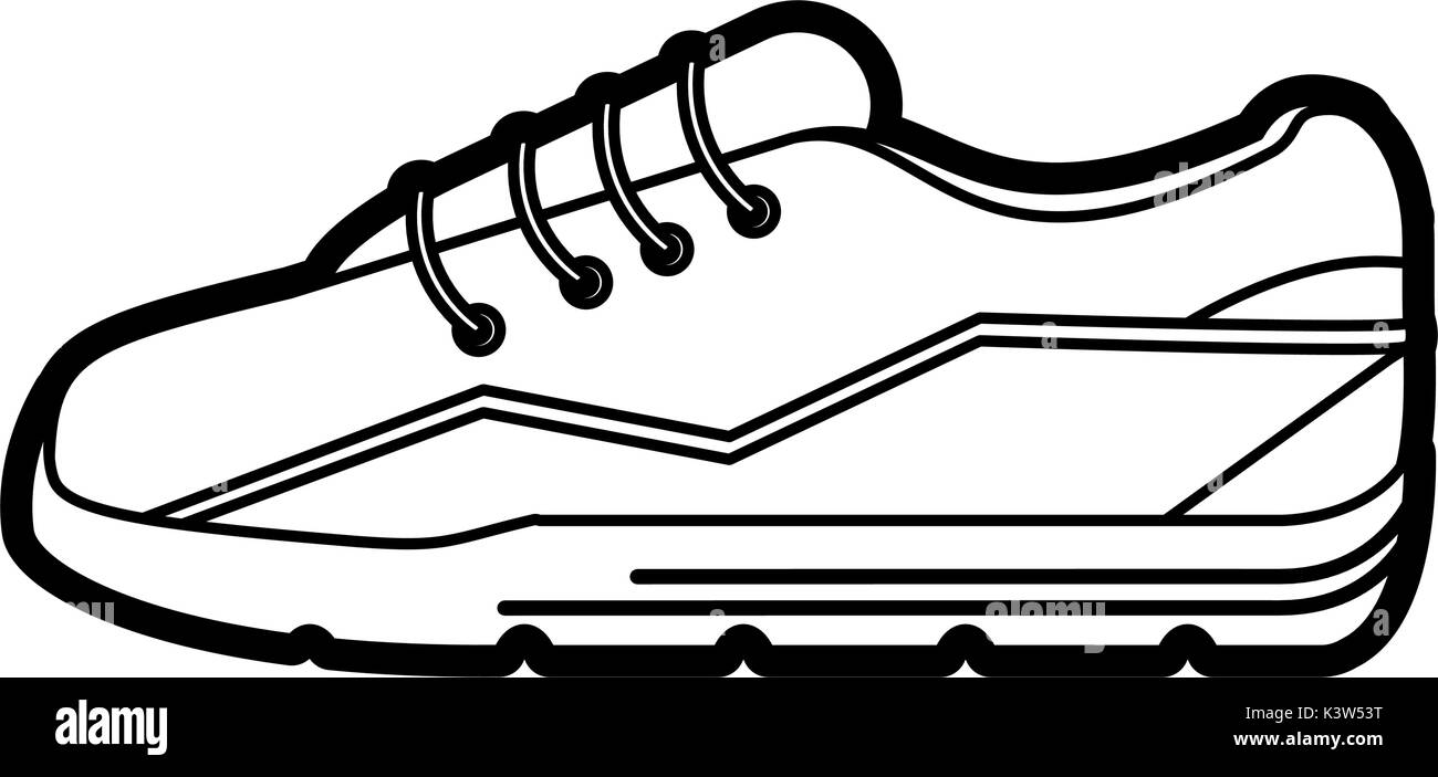 Isolated sport shoes design Stock Vector Image & Art - Alamy