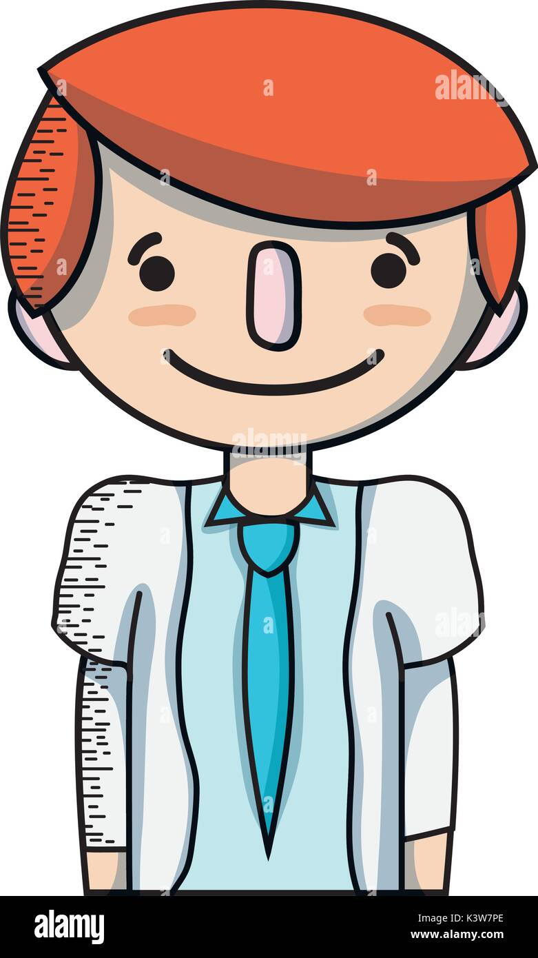 cute boy with clothes and hairstyle Stock Vector Image & Art - Alamy