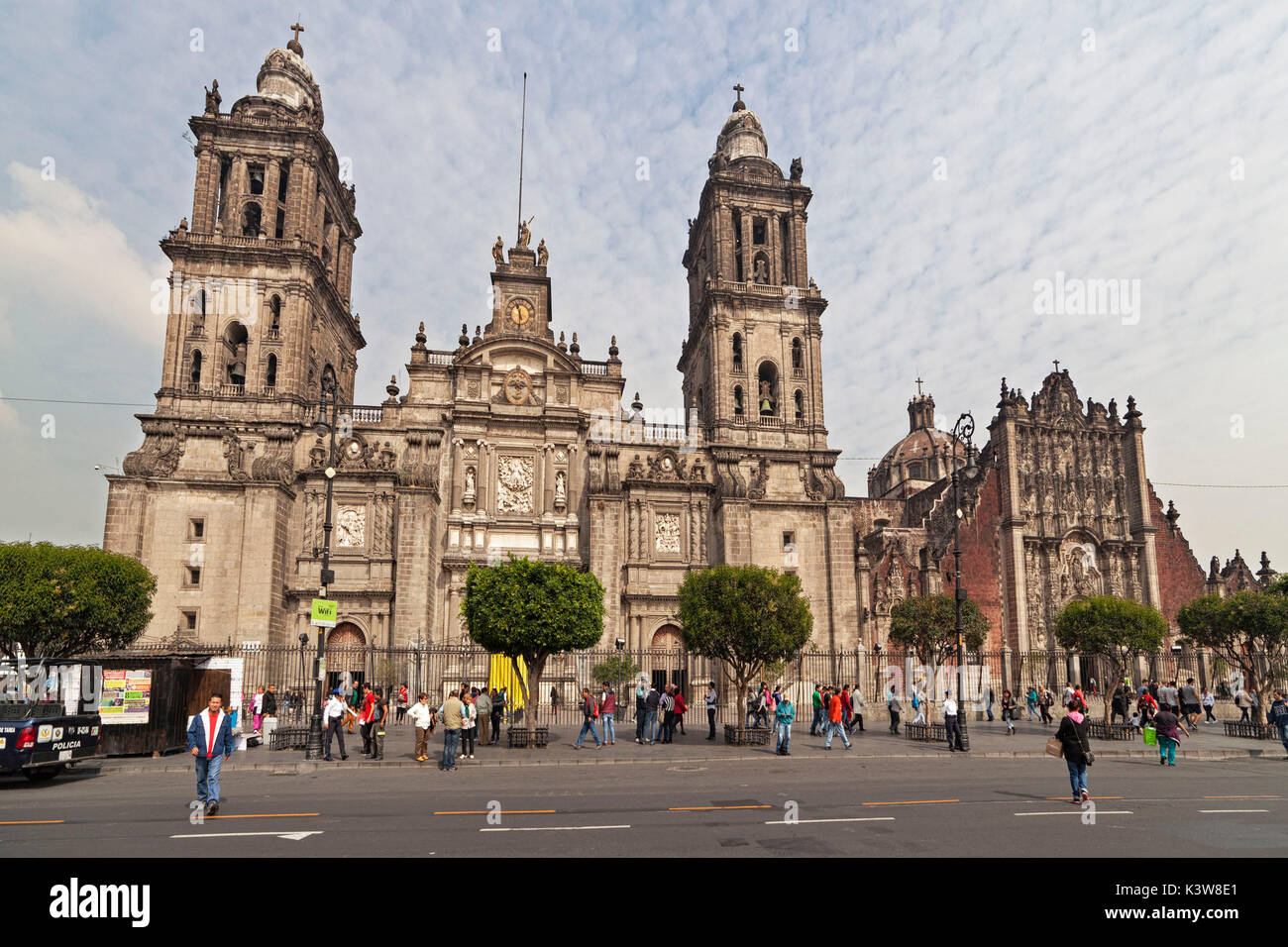 Metropolitan Cathedral, Mexico City, Mexico. Stock Photo
