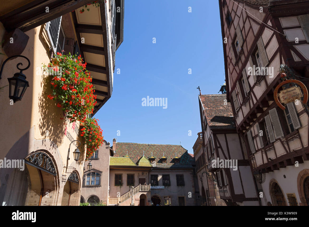 Colmar, Alsace, France. Typical alsatian houses Stock Photo Alamy